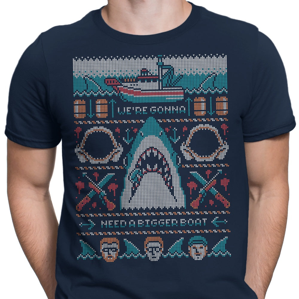 We're Gonna Need a Bigger Boat Men's Apparel - Adult & Kids T-Shirts, Sweatshirts & Hoodies apparel design preview 2