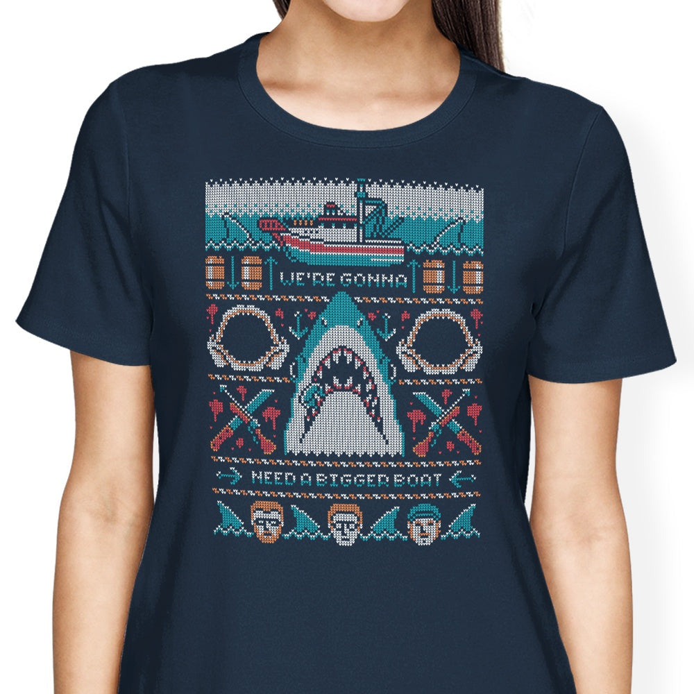 We're Gonna Need a Bigger Boat Women's Apparel - Adult & Kids T-Shirts, Sweatshirts & Hoodies apparel design preview 2