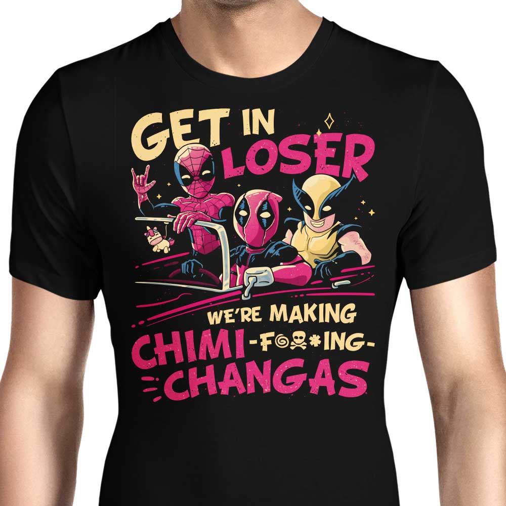 We're Making Chimichangas Men's Apparel - Adult & Kids T-Shirts, Sweatshirts & Hoodies apparel design preview 1