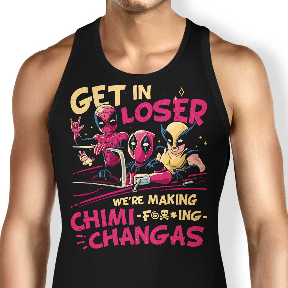 We're Making Chimichangas Tank Top - Adult & Kids T-Shirts, Sweatshirts & Hoodies apparel design preview 1