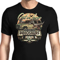 We're Running from Dinosaurs Men's Apparel - Adult & Kids T-Shirts, Sweatshirts & Hoodies apparel design preview 1