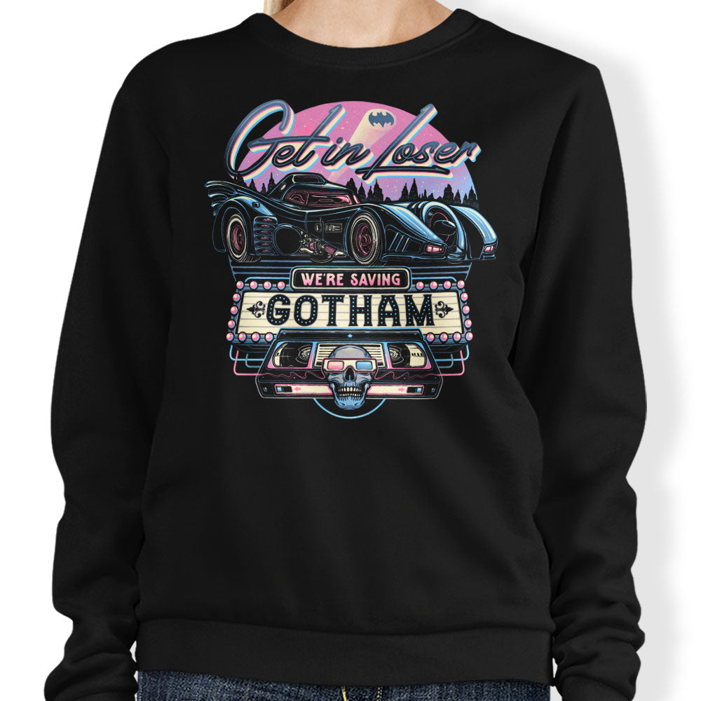 We're Saving Gotham - Adult & Kids T-Shirts, Sweatshirts & Hoodies apparel design preview 1