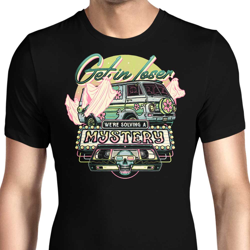 We're Solving a Mystery Men's Apparel - Adult & Kids T-Shirts, Sweatshirts & Hoodies apparel design preview 1