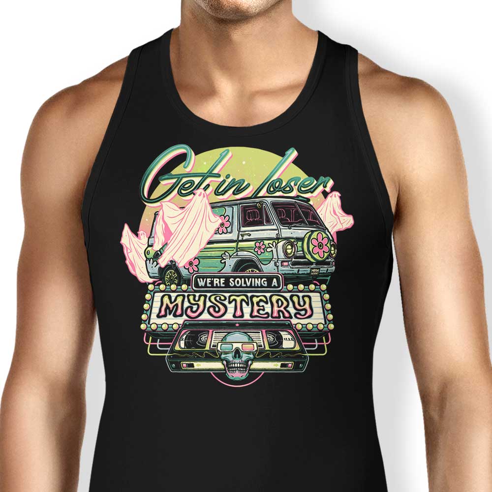 We're Solving a Mystery Tank Top - Adult & Kids T-Shirts, Sweatshirts & Hoodies apparel design preview 1
