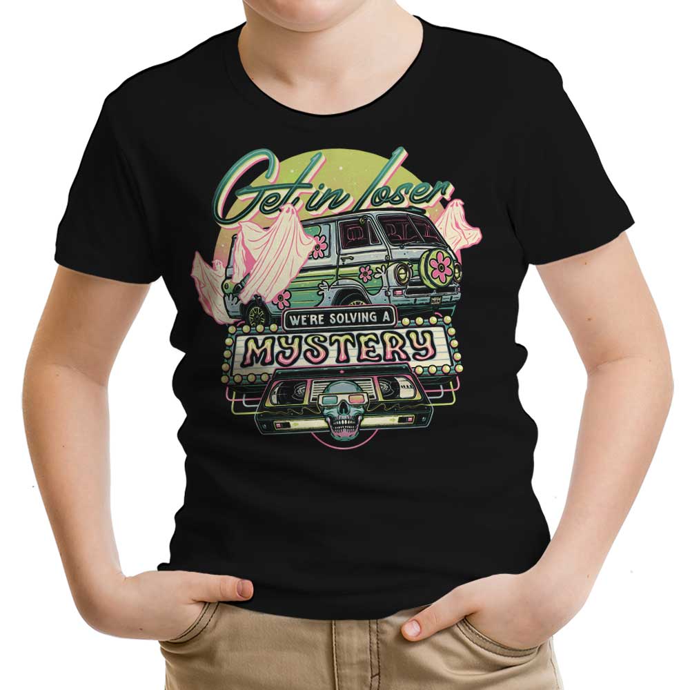 We're Solving a Mystery Youth Apparel - Adult & Kids T-Shirts, Sweatshirts & Hoodies apparel design preview 1