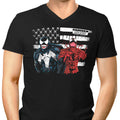 We're Sorry Ms. Parker Men's V-Neck - Adult & Kids T-Shirts, Sweatshirts & Hoodies apparel design preview 1