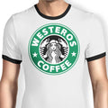Westeros Coffee Ringer - Adult & Kids T-Shirts, Sweatshirts & Hoodies apparel design preview 1