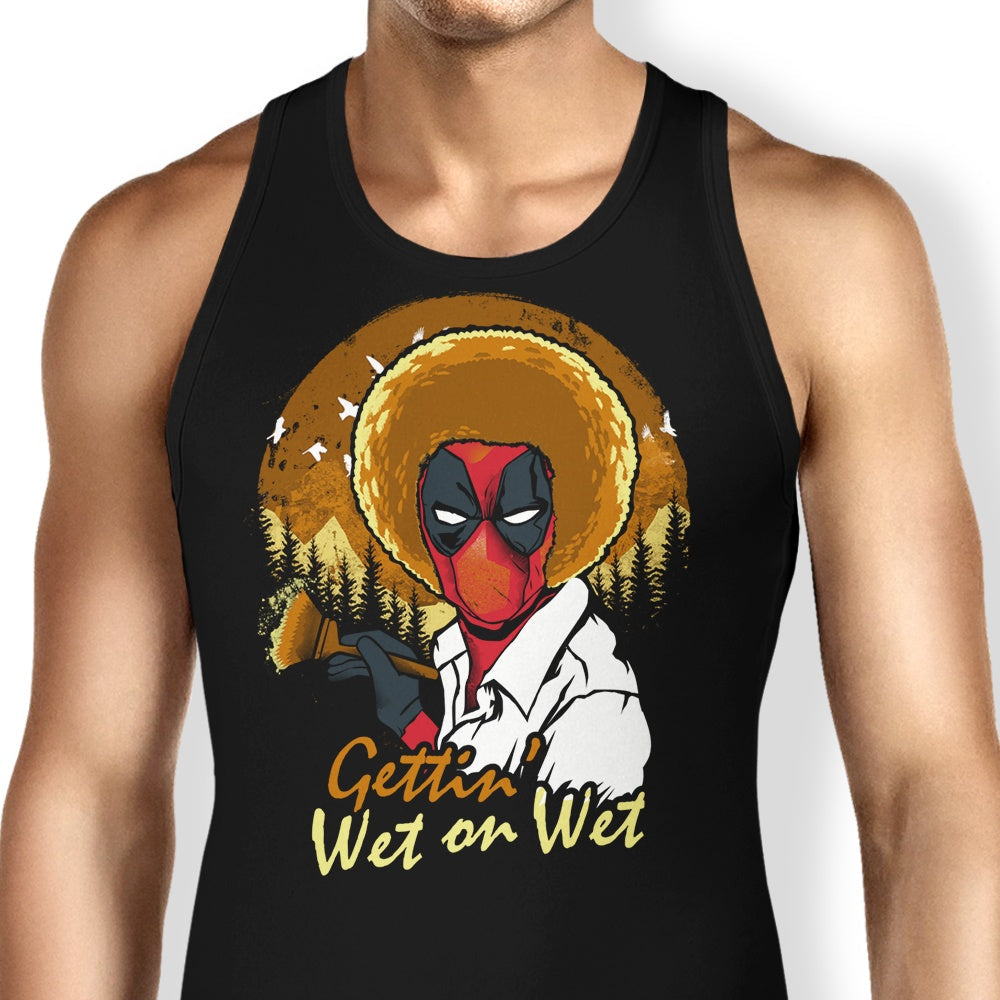 Wet on Tank Top - Adult & Kids T-Shirts, Sweatshirts & Hoodies apparel design preview 1