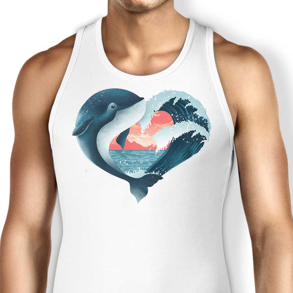 Whale Love Tank Top - Adult & Kids T-Shirts, Sweatshirts & Hoodies apparel design preview 1