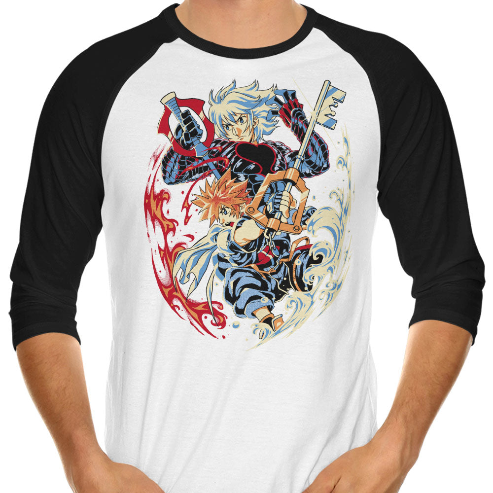 What's in Your Heart 3/4 Sleeve Raglan - Adult & Kids T-Shirts, Sweatshirts & Hoodies apparel design preview 1