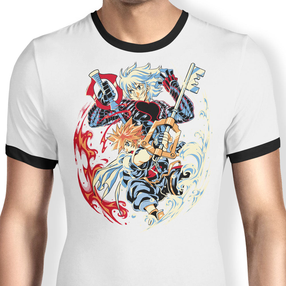 What's in Your Heart Ringer - Adult & Kids T-Shirts, Sweatshirts & Hoodies apparel design preview 1
