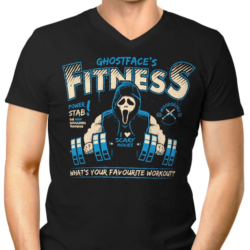 What's Your Favorite Workout? Men's V-Neck - Adult & Kids T-Shirts, Sweatshirts & Hoodies apparel design preview 1