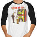Wheel of Life 3/4 Sleeve Raglan - Adult & Kids T-Shirts, Sweatshirts & Hoodies apparel design preview 1