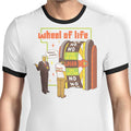 Wheel of Life Ringer - Adult & Kids T-Shirts, Sweatshirts & Hoodies apparel design preview 1