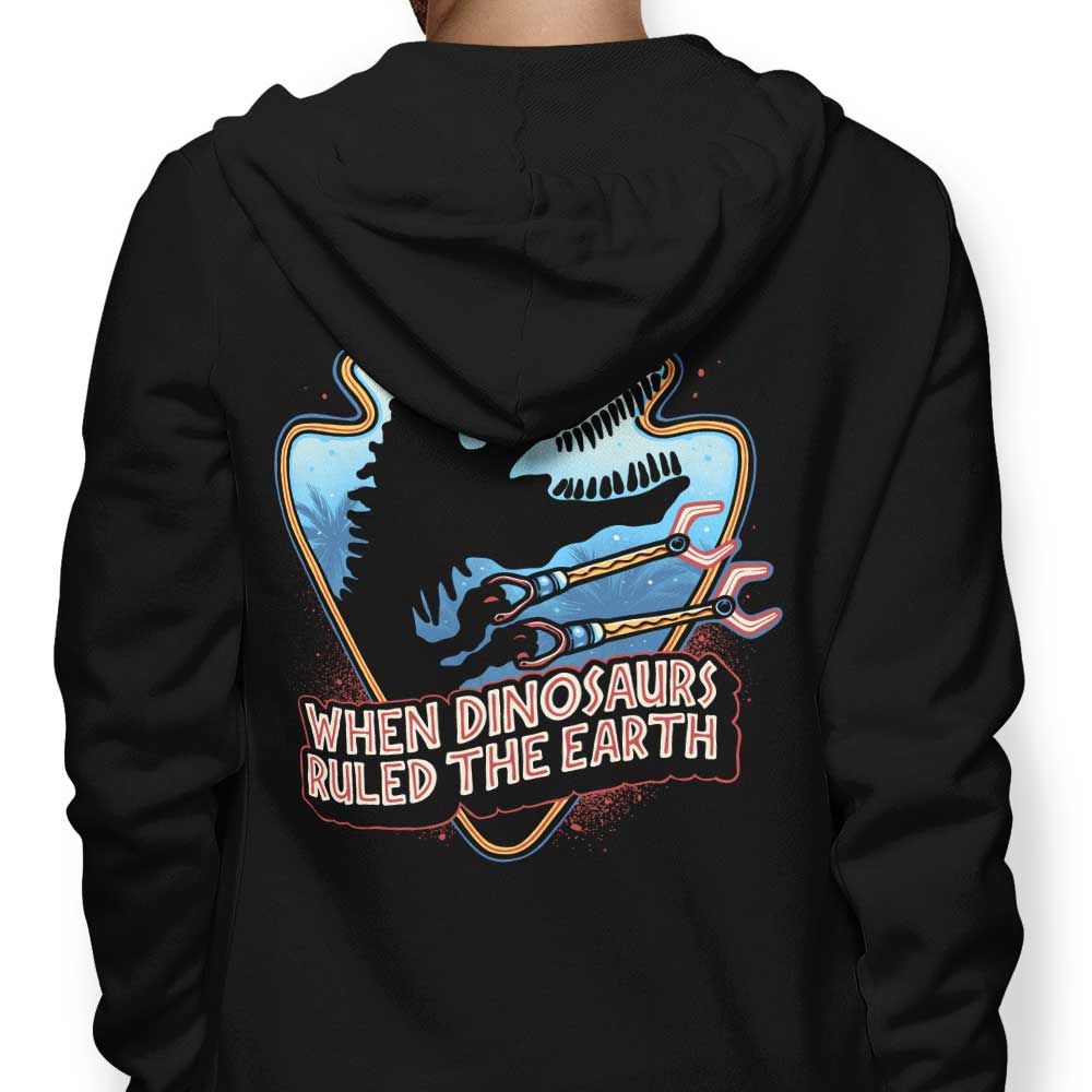 When Dinosaurs Ruled the Earth - Adult & Kids T-Shirts, Sweatshirts & Hoodies apparel design preview 1