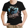 When Dinosaurs Ruled the Earth Youth Apparel - Adult & Kids T-Shirts, Sweatshirts & Hoodies apparel design preview 1