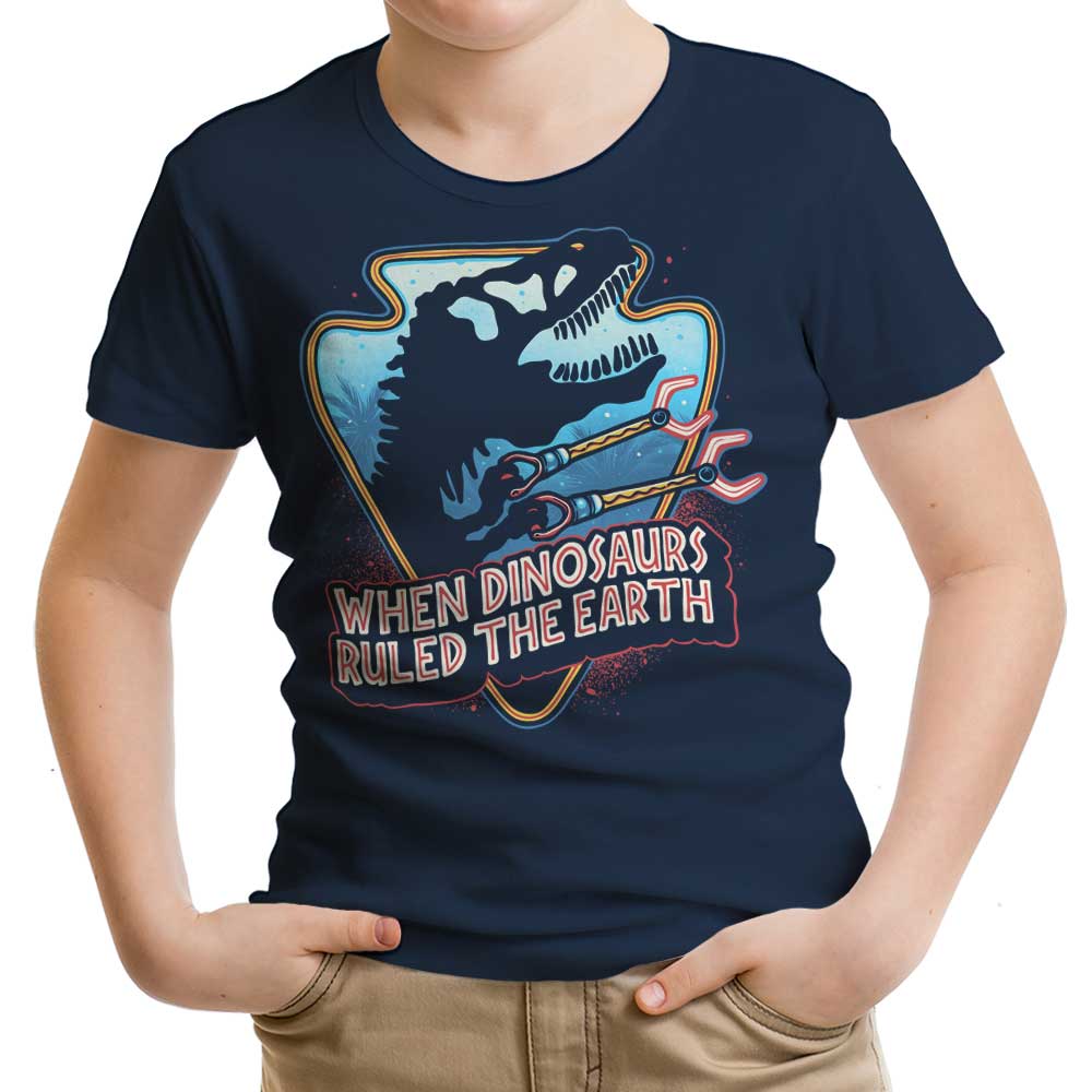 When Dinosaurs Ruled the Earth Youth Apparel - Adult & Kids T-Shirts, Sweatshirts & Hoodies apparel design preview 2