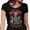 When Will it Be Over Women's V-Neck - Adult & Kids T-Shirts, Sweatshirts & Hoodies apparel design preview 1