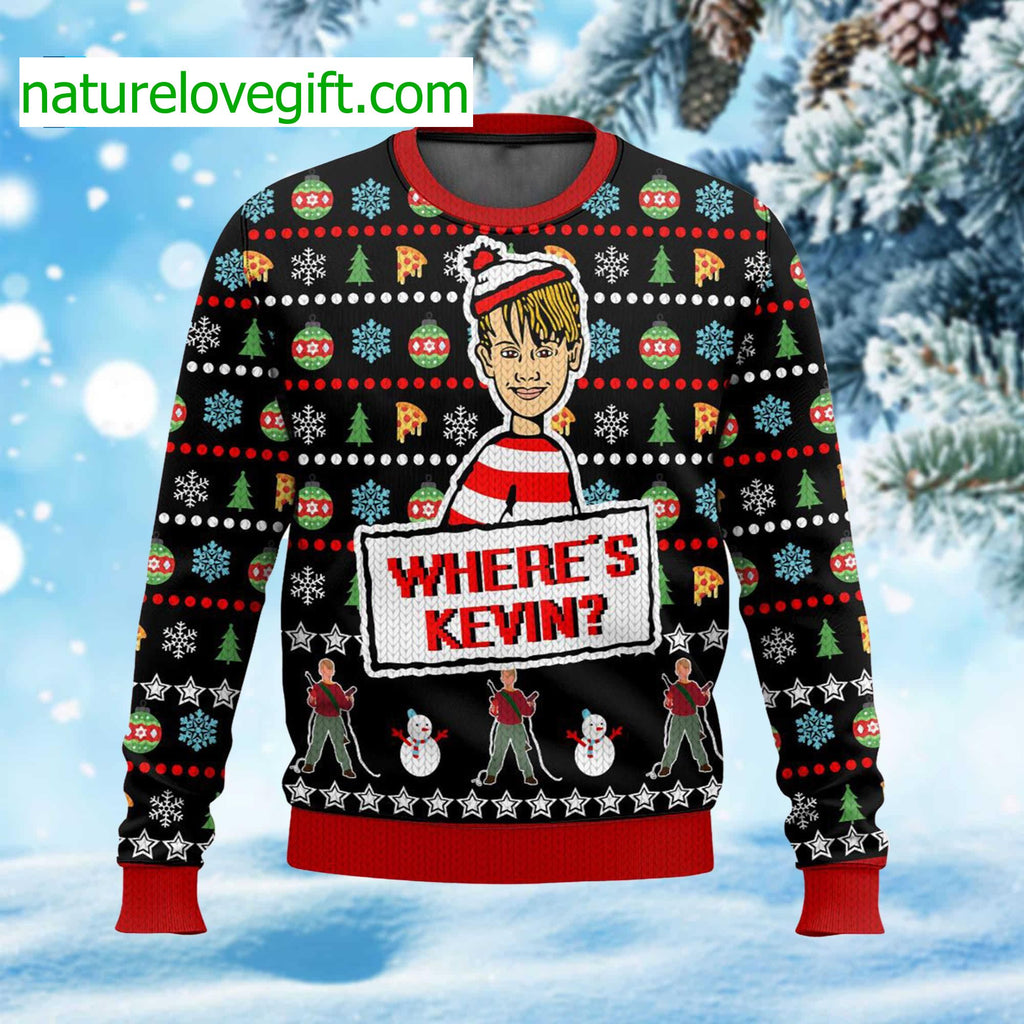 Where Is Kevin Ugly Christmas Sweater 1208014 product image