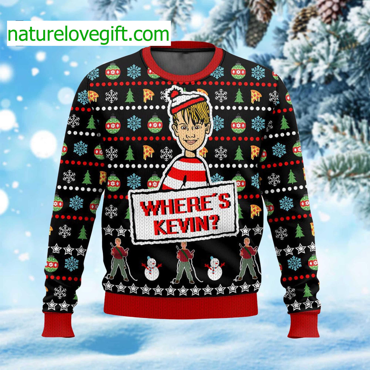 Where Is Kevin Ugly Christmas Sweater 1208014 product image