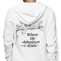 Where the Adventure Ends - Adult & Kids T-Shirts, Sweatshirts & Hoodies apparel design preview 1
