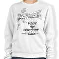 Where the Adventure Ends - Adult & Kids T-Shirts, Sweatshirts & Hoodies apparel design preview 1