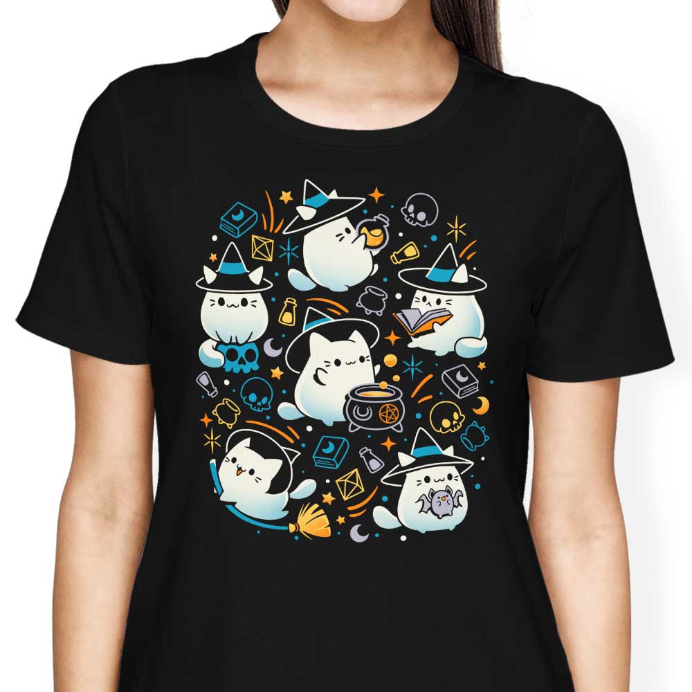 Whiskers and Witchcraft Women's Apparel - Adult & Kids T-Shirts, Sweatshirts & Hoodies apparel design preview 2