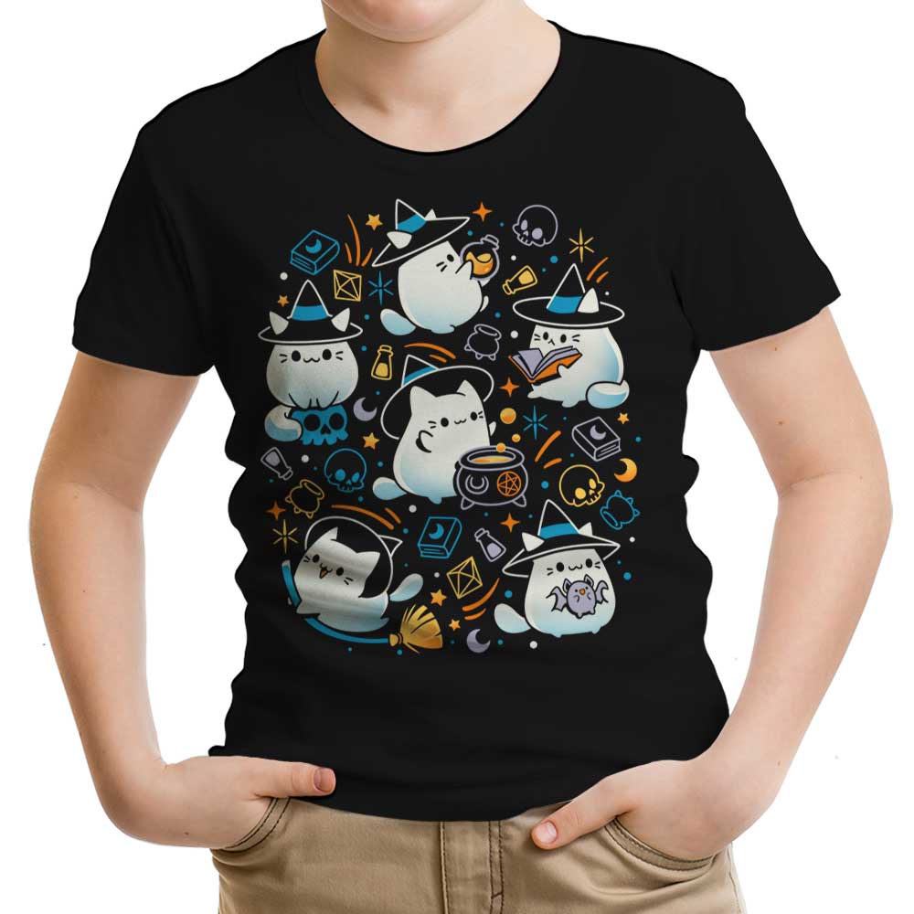 Whiskers and Witchcraft Youth Apparel - Adult & Kids T-Shirts, Sweatshirts & Hoodies apparel design preview 2