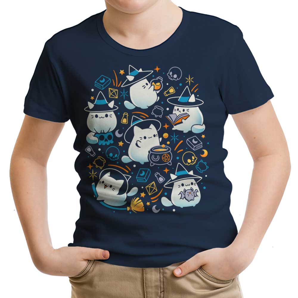 Whiskers and Witchcraft Youth Apparel - Adult & Kids T-Shirts, Sweatshirts & Hoodies apparel design preview 1