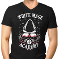 White Mage Academy Men's V-Neck - Adult & Kids T-Shirts, Sweatshirts & Hoodies apparel design preview 1