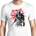 White Wolf Sumi-e Men's Apparel - Adult & Kids T-Shirts, Sweatshirts & Hoodies apparel design preview 1