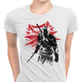 White Wolf Sumi-e Women's Apparel - Adult & Kids T-Shirts, Sweatshirts & Hoodies apparel design preview 1