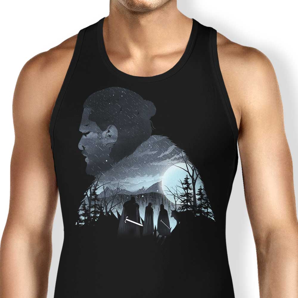 White Wolf Tank Top - Adult & Kids T-Shirts, Sweatshirts & Hoodies apparel design preview 1