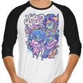 Who Are You 3/4 Sleeve Raglan - Adult & Kids T-Shirts, Sweatshirts & Hoodies apparel design preview 1