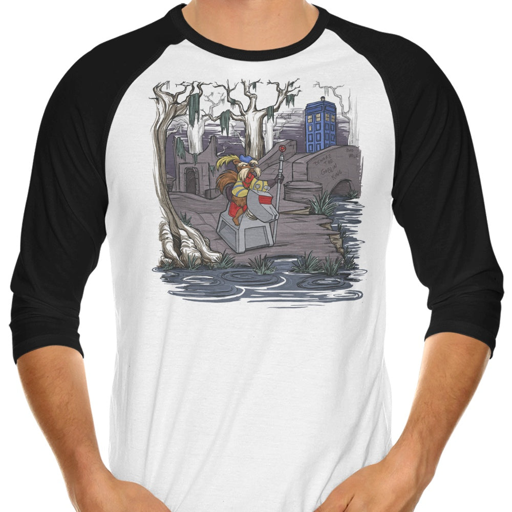 Who Shall Not Pass 3/4 Sleeve Raglan - Adult & Kids T-Shirts, Sweatshirts & Hoodies apparel design preview 1