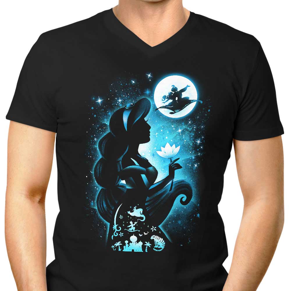 Whole New World Men's V-Neck - Adult & Kids T-Shirts, Sweatshirts & Hoodies apparel design preview 1