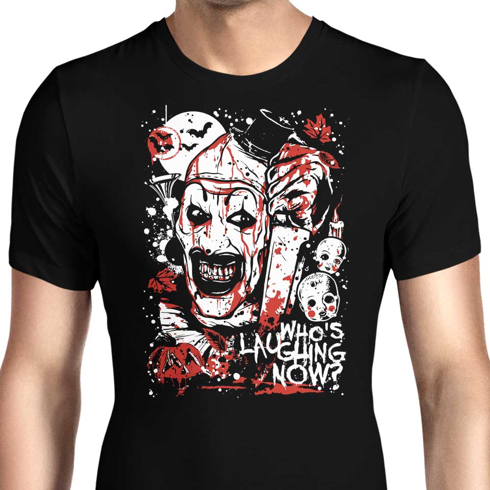 Who's Laughing Now Men's Apparel - Adult & Kids T-Shirts, Sweatshirts & Hoodies apparel design preview 1