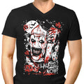 Who's Laughing Now Men's V-Neck - Adult & Kids T-Shirts, Sweatshirts & Hoodies apparel design preview 1