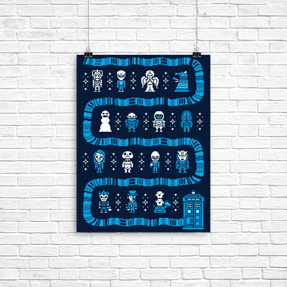 Who's Outside Poster - Adult & Kids T-Shirts, Sweatshirts & Hoodies apparel design preview 1