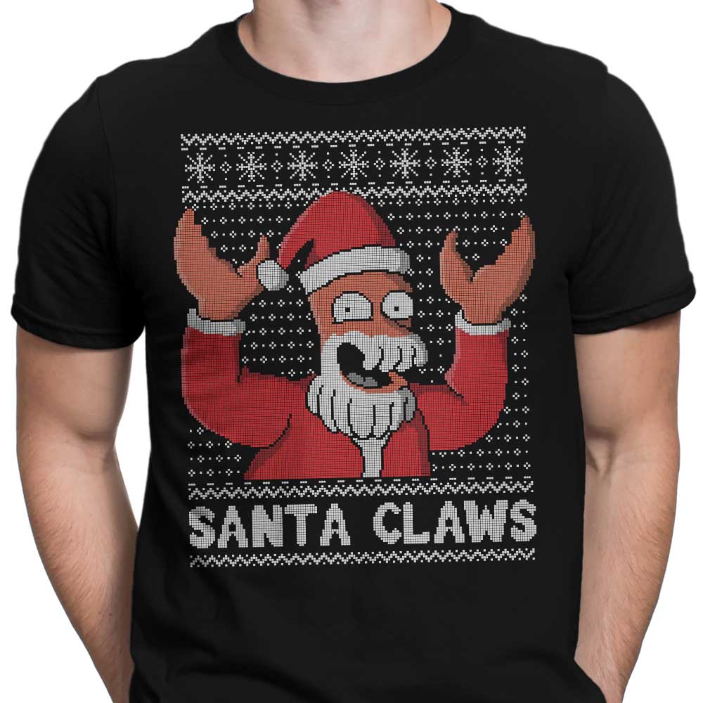 Why Not Santa Claws Men's Apparel - Adult & Kids T-Shirts, Sweatshirts & Hoodies apparel design preview 2
