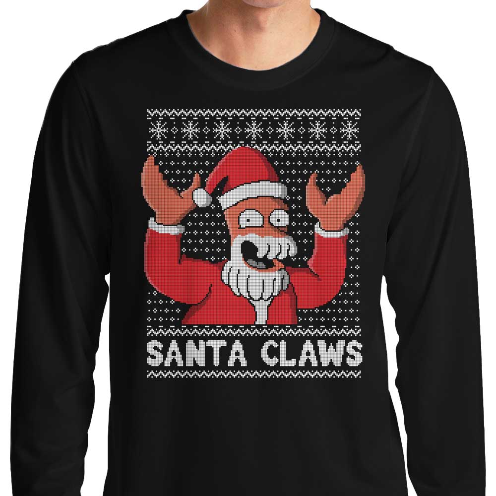 Why Not Santa Claws - Adult & Kids T-Shirts, Sweatshirts & Hoodies apparel design preview 1