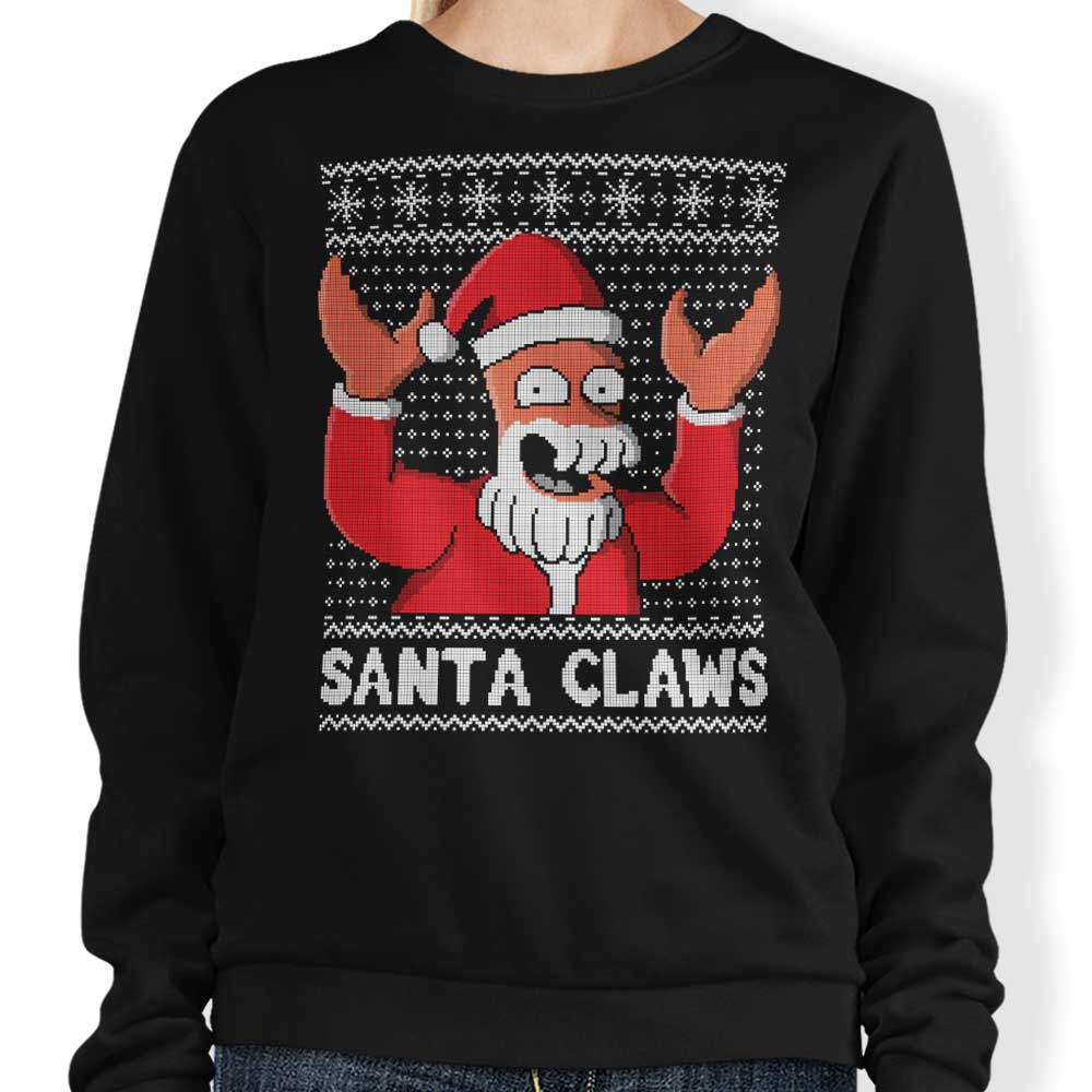 Why Not Santa Claws - Adult & Kids T-Shirts, Sweatshirts & Hoodies apparel design preview 1