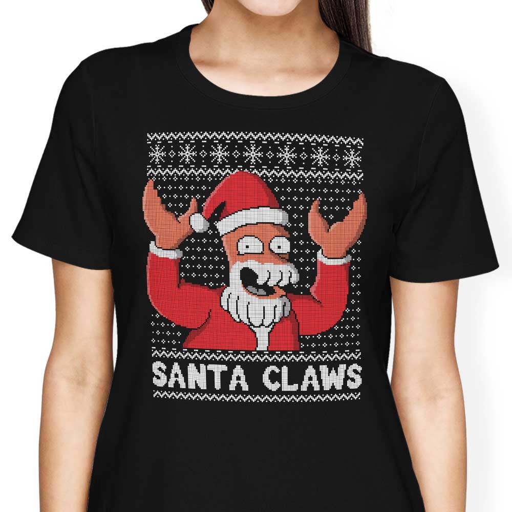 Why Not Santa Claws Women's Apparel - Adult & Kids T-Shirts, Sweatshirts & Hoodies apparel design preview 2