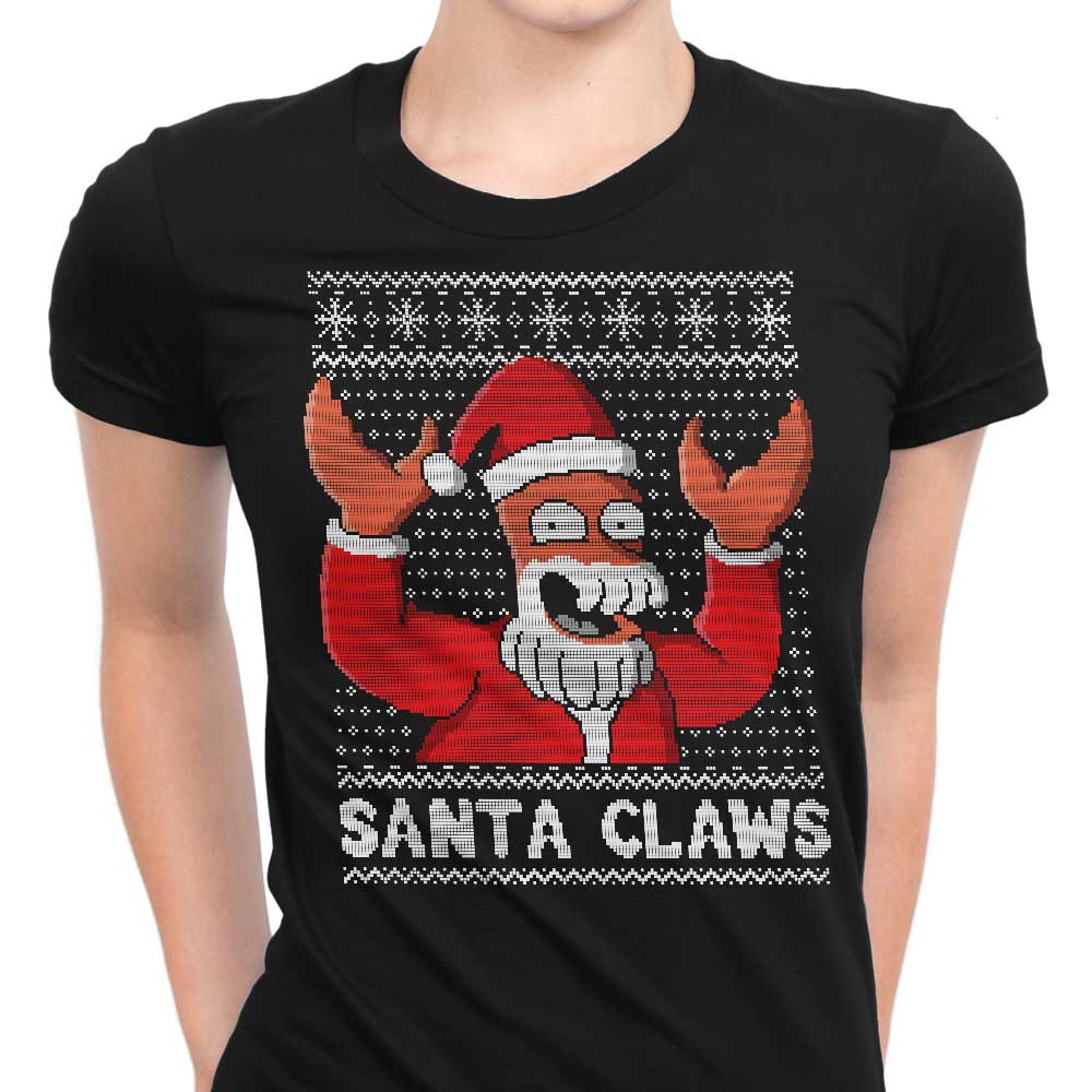 Why Not Santa Claws Women's Apparel - Adult & Kids T-Shirts, Sweatshirts & Hoodies apparel design preview 1