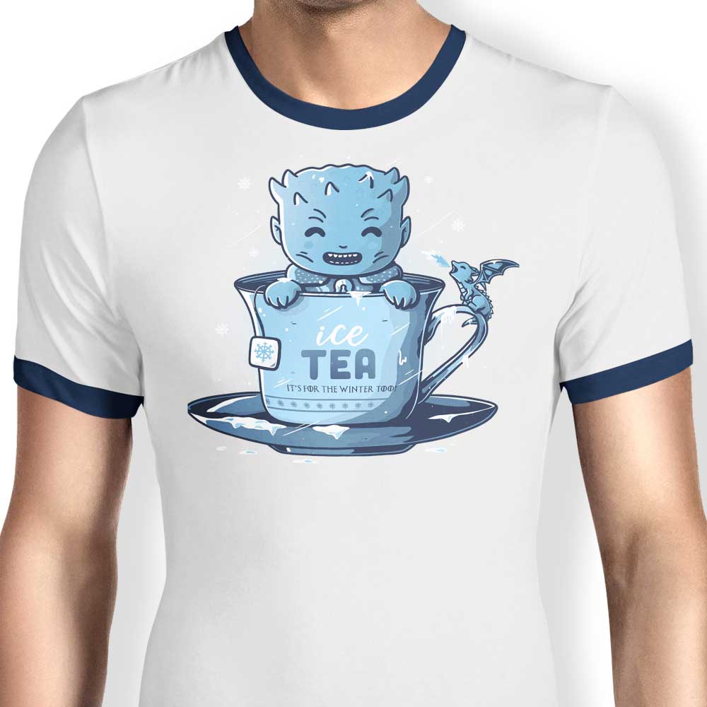 Wight Tea Ringer - Adult & Kids T-Shirts, Sweatshirts & Hoodies apparel design preview 1
