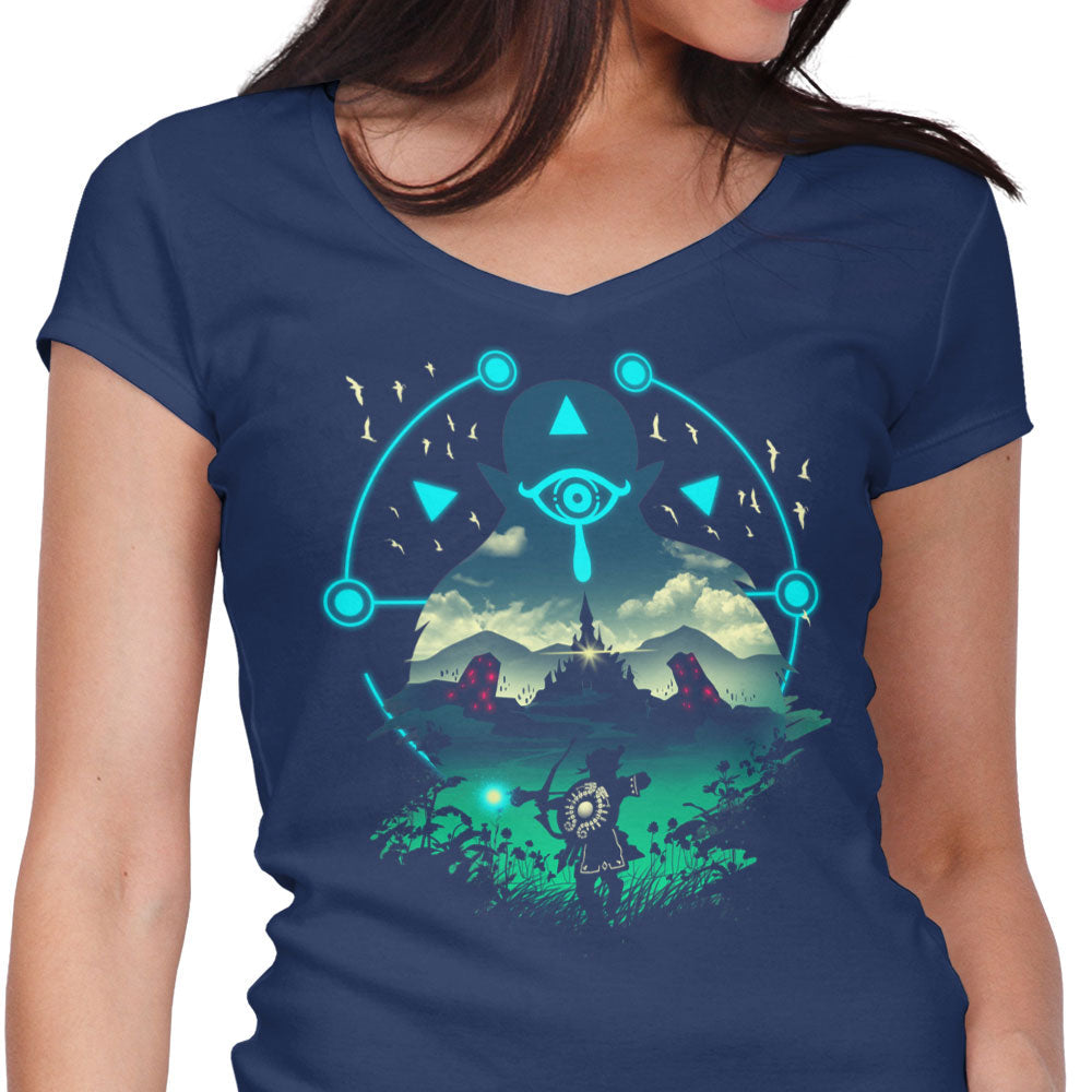 Wild Adventurer Women's V-Neck - Adult & Kids T-Shirts, Sweatshirts & Hoodies apparel design preview 1