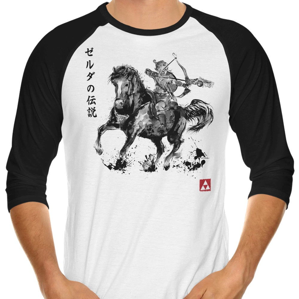 Wild Hunter 3/4 Sleeve Raglan - Adult & Kids T-Shirts, Sweatshirts & Hoodies apparel design preview 1