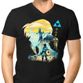 Wild Portrait Men's V-Neck - Adult & Kids T-Shirts, Sweatshirts & Hoodies apparel design preview 1