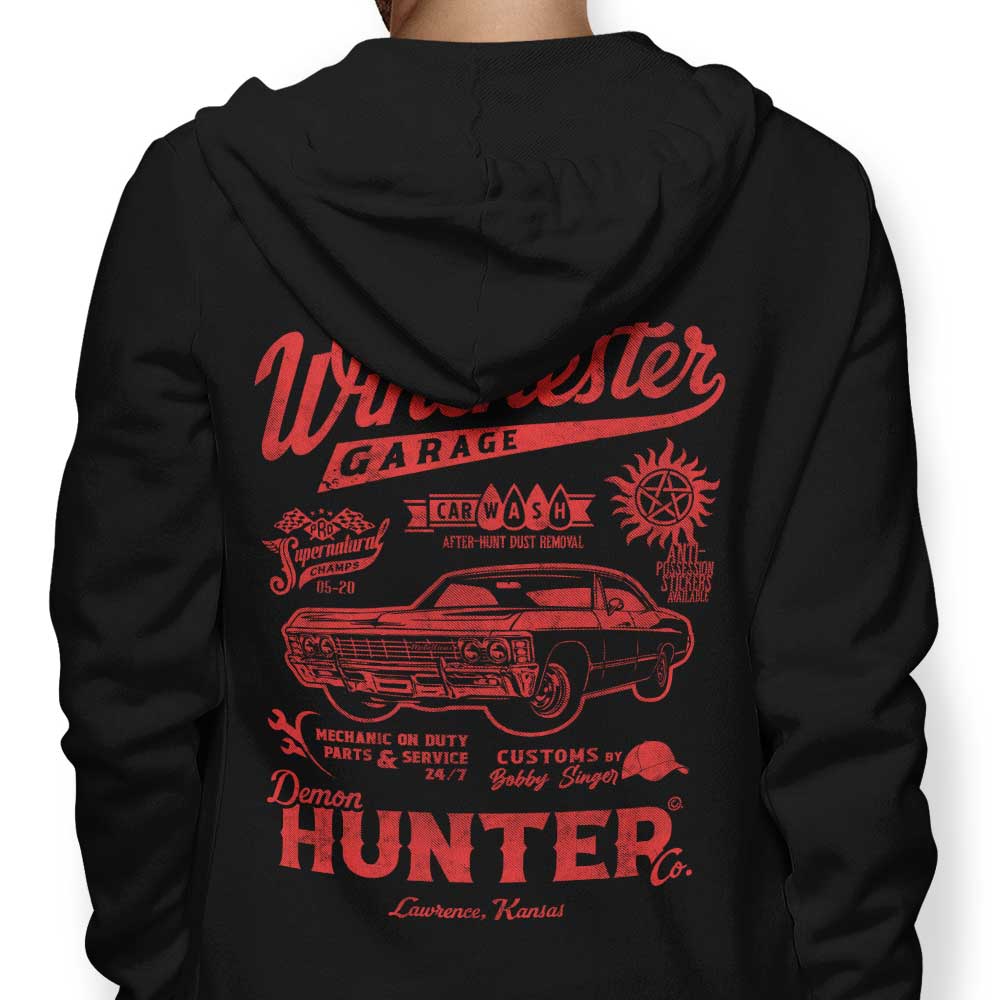 Winchester Garage - Adult & Kids T-Shirts, Sweatshirts & Hoodies apparel design preview 1