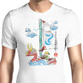 Wind Sailing Watercolor Men's Apparel - Adult & Kids T-Shirts, Sweatshirts & Hoodies apparel design preview 1